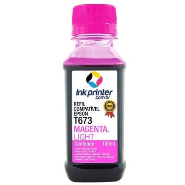 Imagem de Tinta para Epson L800 - Magenta Light - Compatível InkPrinter (T673 - 