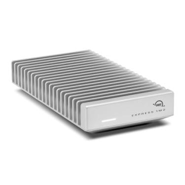 Imagem de OWC 1TB Express 1M2 80Gb/s SSD NVMe portátil USB4 (compatível com Thunderbolt/USB-C) Unidade SSD externa ultrarrápida com gabinete de dissipador de calor de alumínio