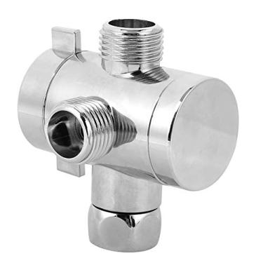 Imagem de Zhjvihx Válvula de Chuveiro, Desviade de Chuveiro de Três Vias, Abs de Grau de Engenharia para Mangueiras de Jardim/Filtros de Água/Pulverizadoras/Torneiras Padrão (Interface 1)