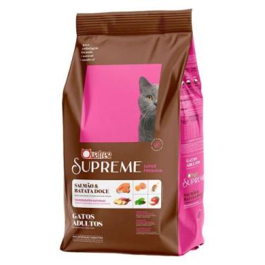 Imagem de Ração Quatree Supreme Gato Adulto Salmão e Batata Doce 10,1kg - GRANVI