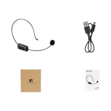 Imagem de Microfone Sem Fio Condensador FM 87-108MHz Para Ensino, Reuniões, Guia