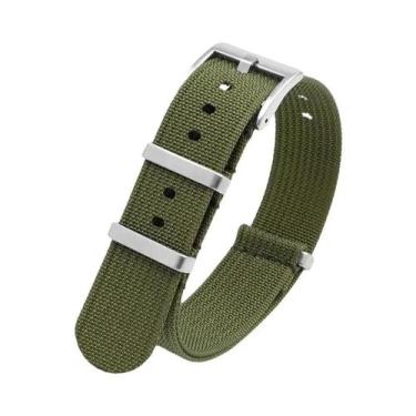 Imagem de Pulseira De Relógio Masculina Impermeável De Nylon 18mm 20mm 22mm 24mm