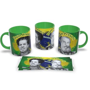 Imagem de Caneca de Porcelana Estampa Dom Preso 1 e Dom Preso 2 Memes Engraçados
