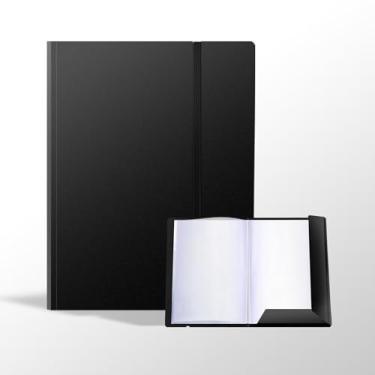 Imagem de FRETONBA Pastas de arquivo A4, organizador vertical de documentos com 30 bolsos, preto