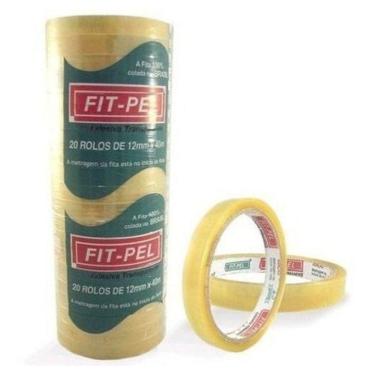 Imagem de Fita Adesiva Durex Transparente 12Mm X 40M Rolo Com 30Un