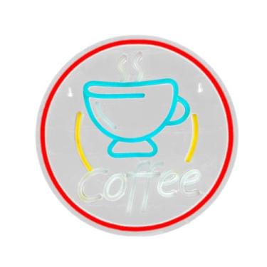 Imagem de Generic Placas de de café para decoração de parede, acessórios de lâmpada de atmosfera de jogo, decoração para Halloween, aniversário, quarto, 32cmx35cm