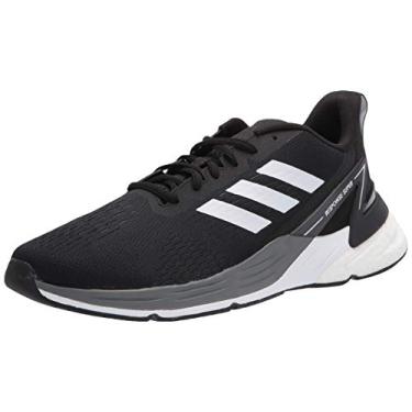 Imagem de adidas Tênis de corrida masculino Super Response, Preto/branco/cinza, 10