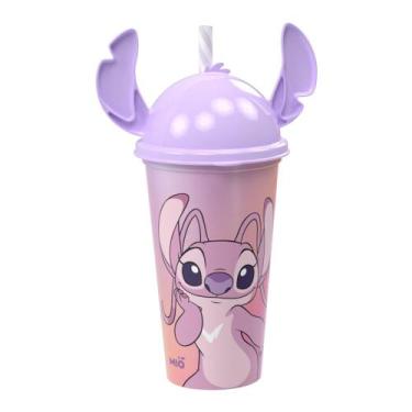 Imagem de Copo Mió Angel com Tampa Ludica Orelhinha e Canudo Desenhos Sortidos 5