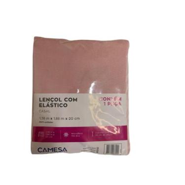 Imagem de Lençol com Elástico Avulso Camesa - Casal, Rosê
