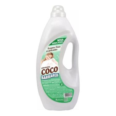 Imagem de Lava Roupas Sabão Liquido Fragância Coco 2 Litros Barbarex