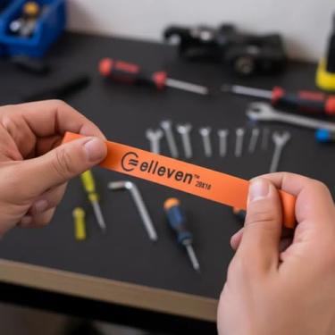 Imagem de Kit 2 Fitas Proteção Aro 29/700 18mm Nylon Laranja para Bicicleta