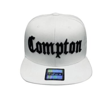 Imagem de Bone Snapback E-stars Aba Reta Branco-Masculino