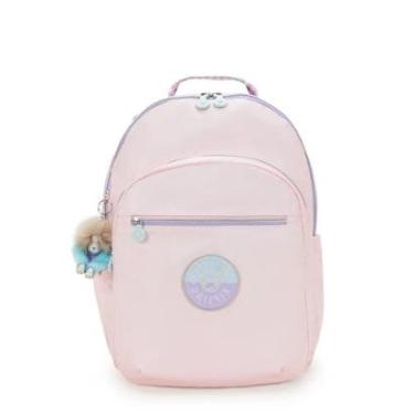 Imagem de Mochila Kipling Seoul XL Sea Pink Met C-Feminino