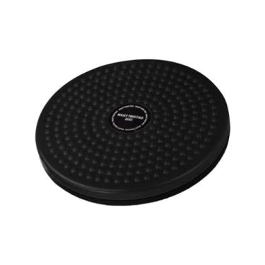 Imagem de Fancyes Ab torção placa de equilíbrio treinador abdominal portátil cintura torção disco placa cintura torção disco para treino uso doméstico, preto