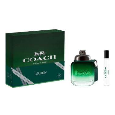 Imagem de Conjunto Perfume COACH GREEN Eau de Toilette 59 ml para homens, 2 peças