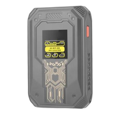 Imagem de Generic Hotspot Móvel 4G LTE, Hotspot WiFi Portátil Compacto para Viagens, Dispositivo Conecta até 8 Dispositivos Com Slot para Cartão SIM Com Exibição de Tempo para Viagens de Negócios