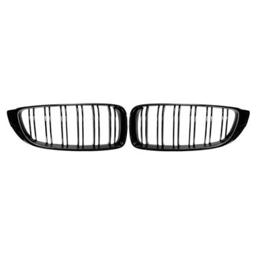 Imagem de QCBQBI [Substituição] Grade de para-choque dianteiro para BMW Série 4 F32 F33 F36 M3 F80 M4 F82F 83 2013-2019 Grade frontal de rim