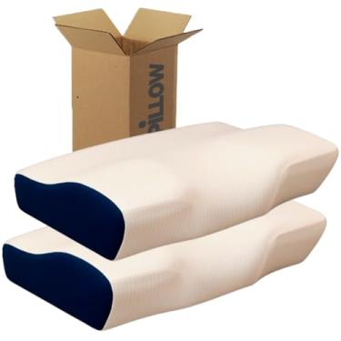 Imagem de Combo 2 Travesseiros Almofada Ergonômico Magnético - Sonopillow - Cervical Original®, Derila Ergo i wanna pillow to sleep. Para Dor no Pescoço e na Coluna. Combate a Insônia e o Ronco.