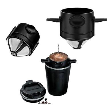 Imagem de Filtro de Café Sustentável Aço Inox Dobrável