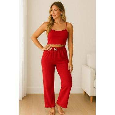 Imagem de sexy camisola feminina estilo e conforto - wallu, Vermelho, M