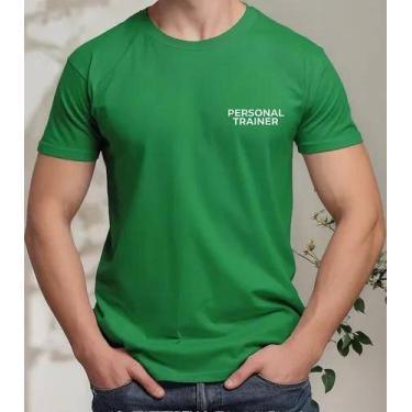 Imagem de Camiseta Camisa Algodão Feminina Masculina Adulto Personal Trainer Uni