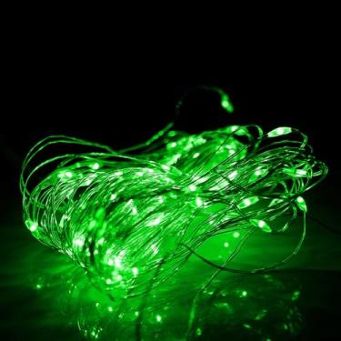 Imagem de Pisca Pisca LED Fio de Fada 2m com 20 LEDs – Ideal para Festas, Casamentos, Natal, Aniversários e Decoração de Fotos (Verde)