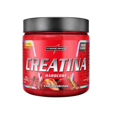 Imagem de Creatina Monohidratada 350g Sabor Morango Integralmedica