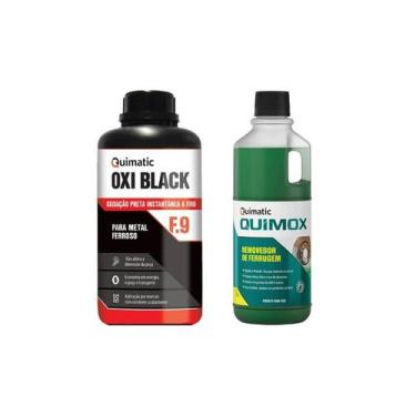 Imagem de Oxidação Negra A Frio Instantânea Oxi Black F10 Quimox Kit - Quimatic