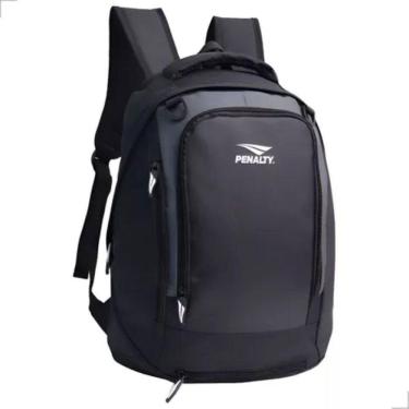 Imagem de Mochila Penalty Com Porta Bola Penalty 120 Preta Cinza