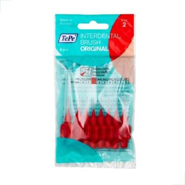 Imagem de Escova Interdental 0.50mm Vermelha TePe Limpeza Prótese Dentária Brech
