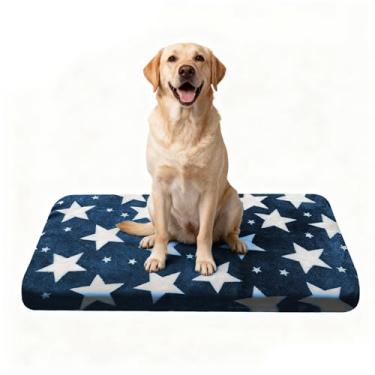 Imagem de WITTOP Cama de cachorro lavável ortopédica para uso ao ar livre com fundo antiderrapante, almofada macia de luxo para animais de estimação, almofada aconchegante para gaiola e colchão de dormir para