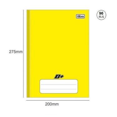 Imagem de Caderno Univ. Brochura Linha C/D 96 Fls Amarelo - Tilibra