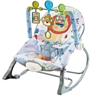 Imagem de Cadeira de Bebê Descanso Infantil Repouseira Musical Vibratória Alimen