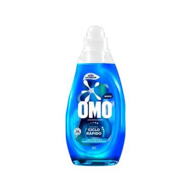 Imagem de Lava Roupas Líquido Ciclo Rápido OMO Ação Antiodor 1,4L, 1,4L