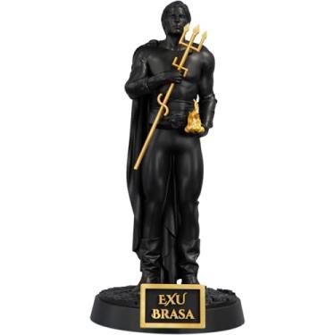 Imagem de Estátua Exu Brasa Umbanda Candomblé (Cor Aurum Noctis)
