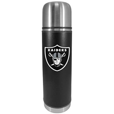 Imagem de Garrafa térmica NFL Siskiyou Sports Fan Shop Las Vegas Raiders Graphics 737 g preta