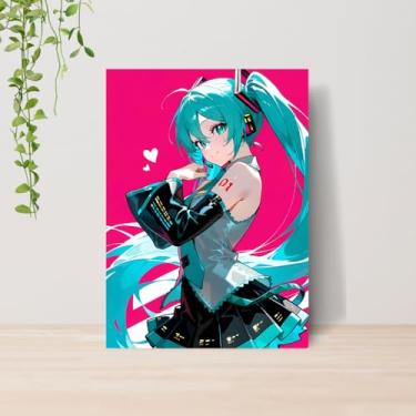 Imagem de Genérico, Quadro Miku Vocaloid A4 | Placa MDF 003