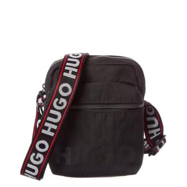 Imagem de HUGO Bolsa transversal Quentyn com vários bolsos, jade preto, PCE., Jade preto