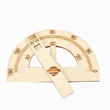 Imagem de Kit científico: transferidor de madeira DIY STEM Education Kids 6+ - y