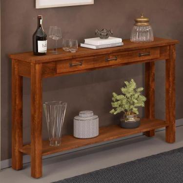 Imagem de Aparador Buffet Sala De Estar 01 Gaveta 145cm W02 New Rústico Madeira 