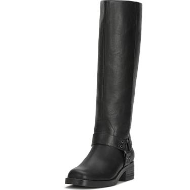 Imagem de Lucky Brand Bota de cano alto feminina Kujon, Preto, 42