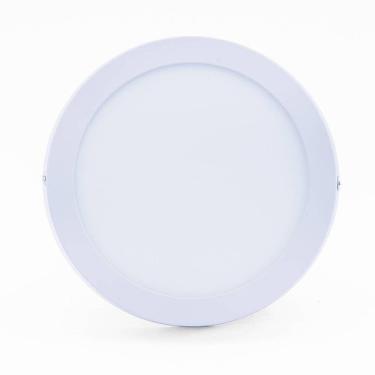 Imagem de Plafon Led Sobrepor Redondo 18w 6500k Branco Frio Bivolt