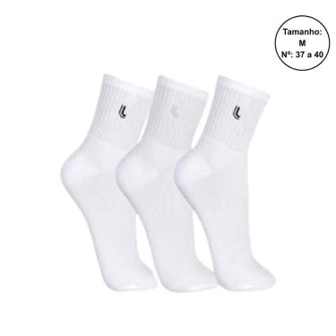 Imagem de Kit 3 Pares Meias Lupo Cano Médio Unissex 03148