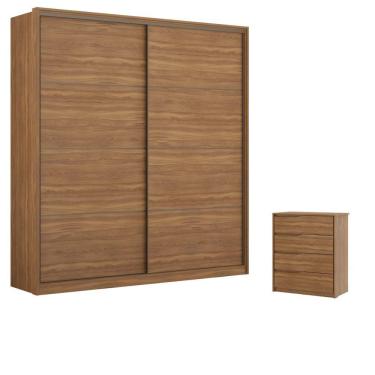 Imagem de Conjunto Quarto Guarda Roupa E Comoda Napolis Amendola