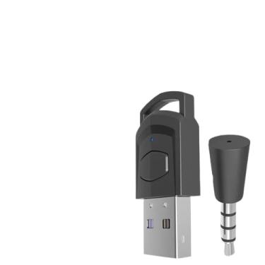 Imagem de Adaptador de fone de ouvido sem fio, receptor para PS5, PS4 Game Console, PC Headset, Bluetooth 5.0.