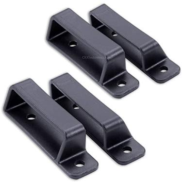 Imagem de Pastilhas de montagem universais para coldre HolsterSmith - Passadores de cinto angulados OWB - (Preto) - (Serve para cintos de até 5 cm) - (2 pares)