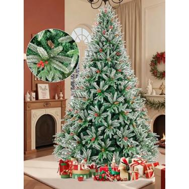 Imagem de Arvore de Natal 1.80m, Árvore de Natal Verde, Árvore de Natal com Pinhas, Arvore Pinheiro de Natal Tradicional, 900 Galhos