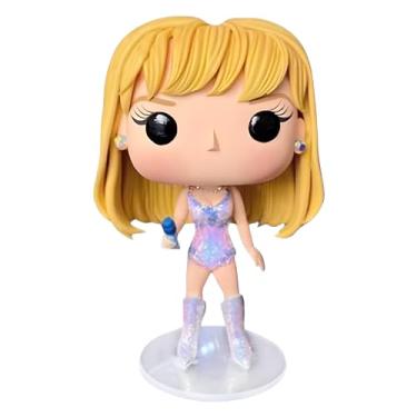 Imagem de Bonita boneca cantora estrela resina epóxi moda modelagem cantando, encantos estilo desenho animado, o melhor presente para fãs de música e amigos (#2)