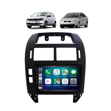 Imagem de Kit Multimidia Polo 2002/2014 9 Pol Carplay AndroidAuto USB Bt FM - Roadstar 908BR