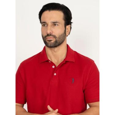 Imagem de Camisa Polo Aleatory Piquet Light Vermelha-Masculino